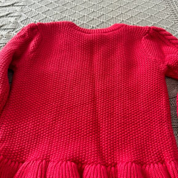 NWT Gap Red Cable Knit Peplum Sweater ~ 4 - Picture 10 of 10